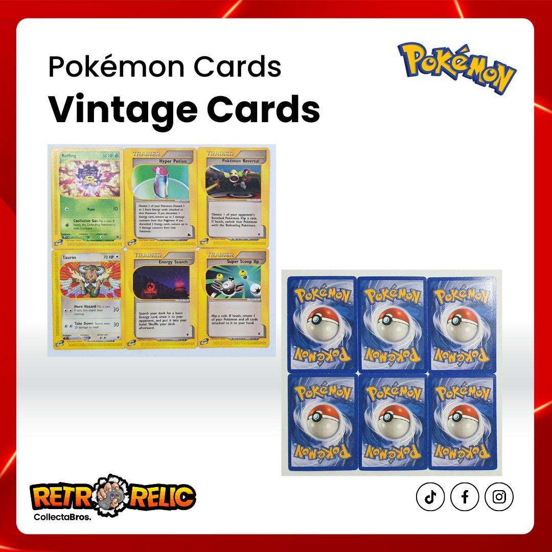 Pokémon Original Vintage Cards + Tazo's!