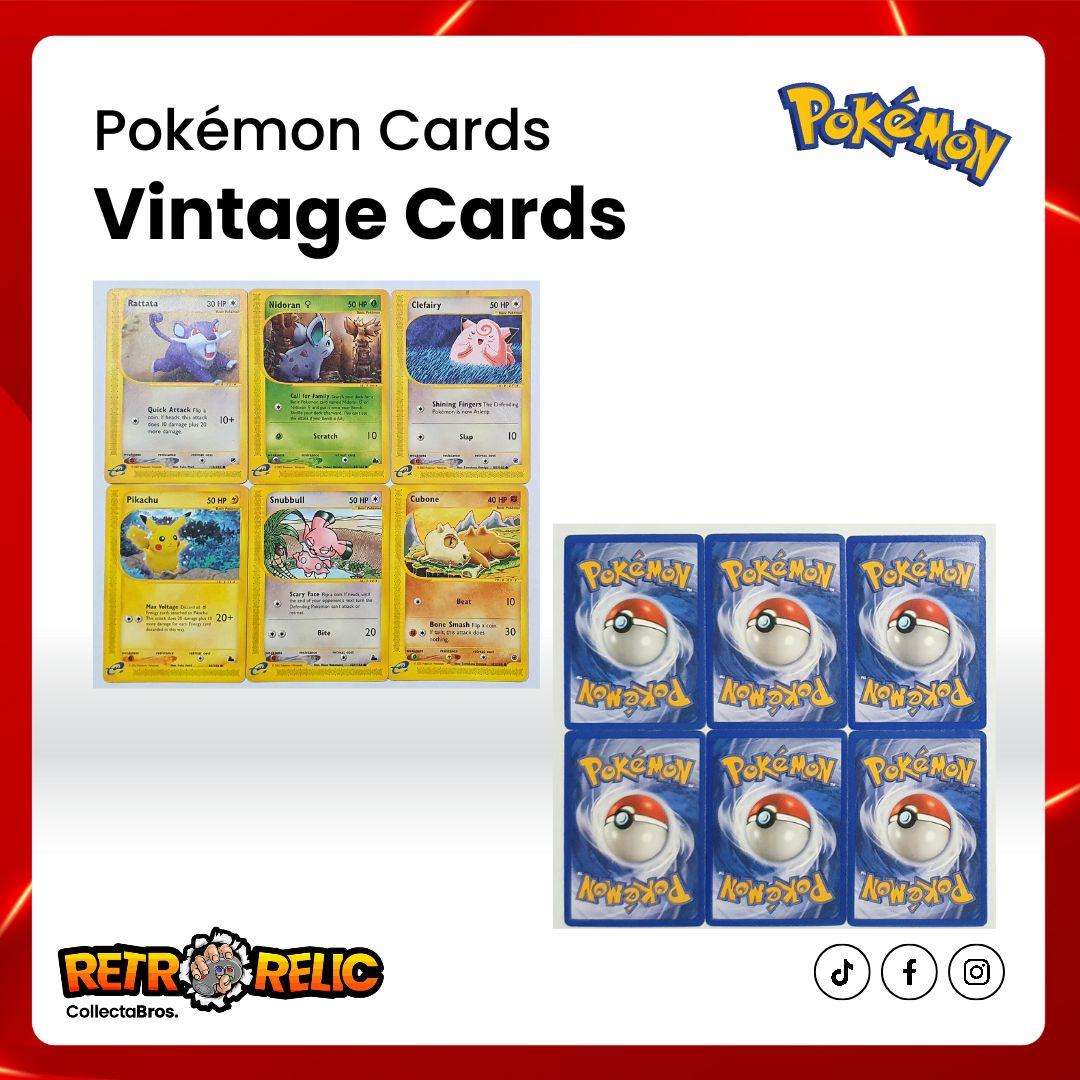 Pokémon Original Vintage Cards + Tazo's!