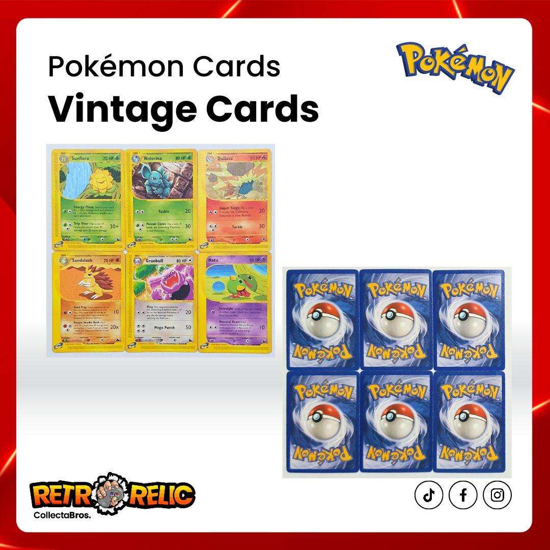 Pokémon Original Vintage Cards + Tazo's!