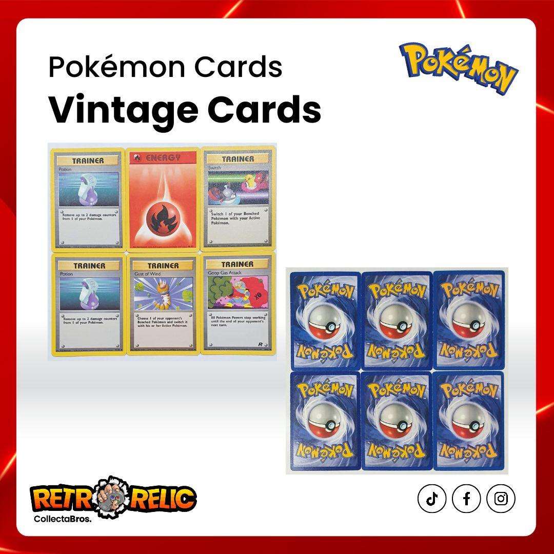 Pokémon Original Vintage Cards + Tazo's!