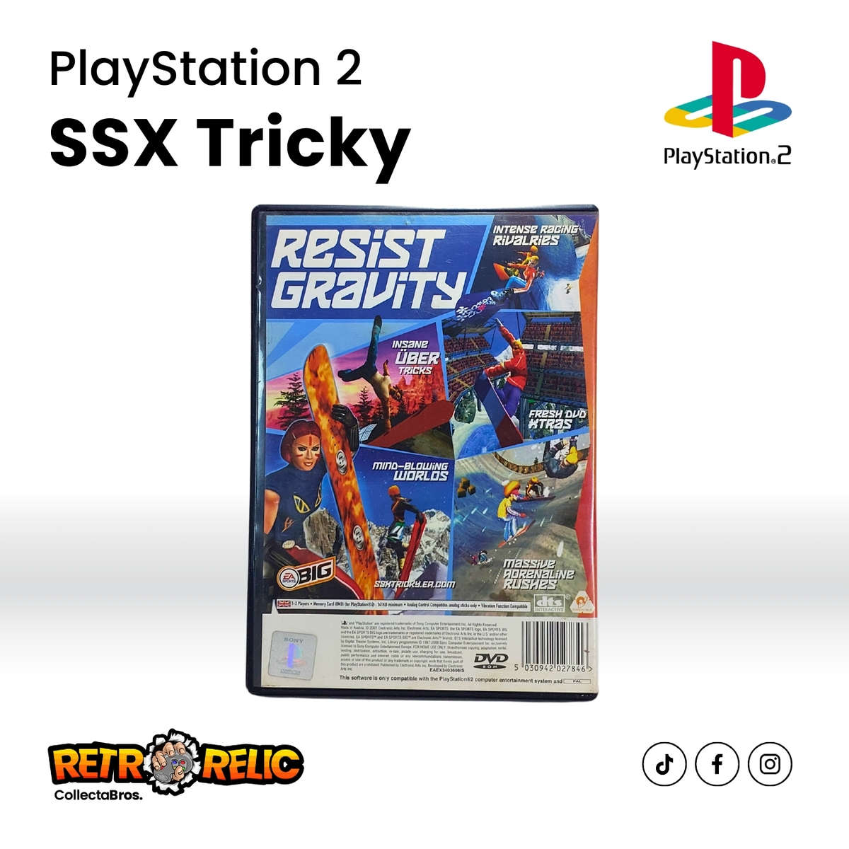 SSX Tricky Black Label (PS2) videogame  Pre-Owned