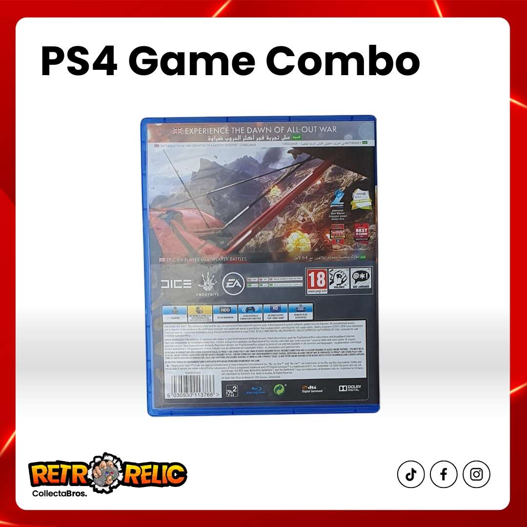 PS4 Game Combo! Includes Three games !