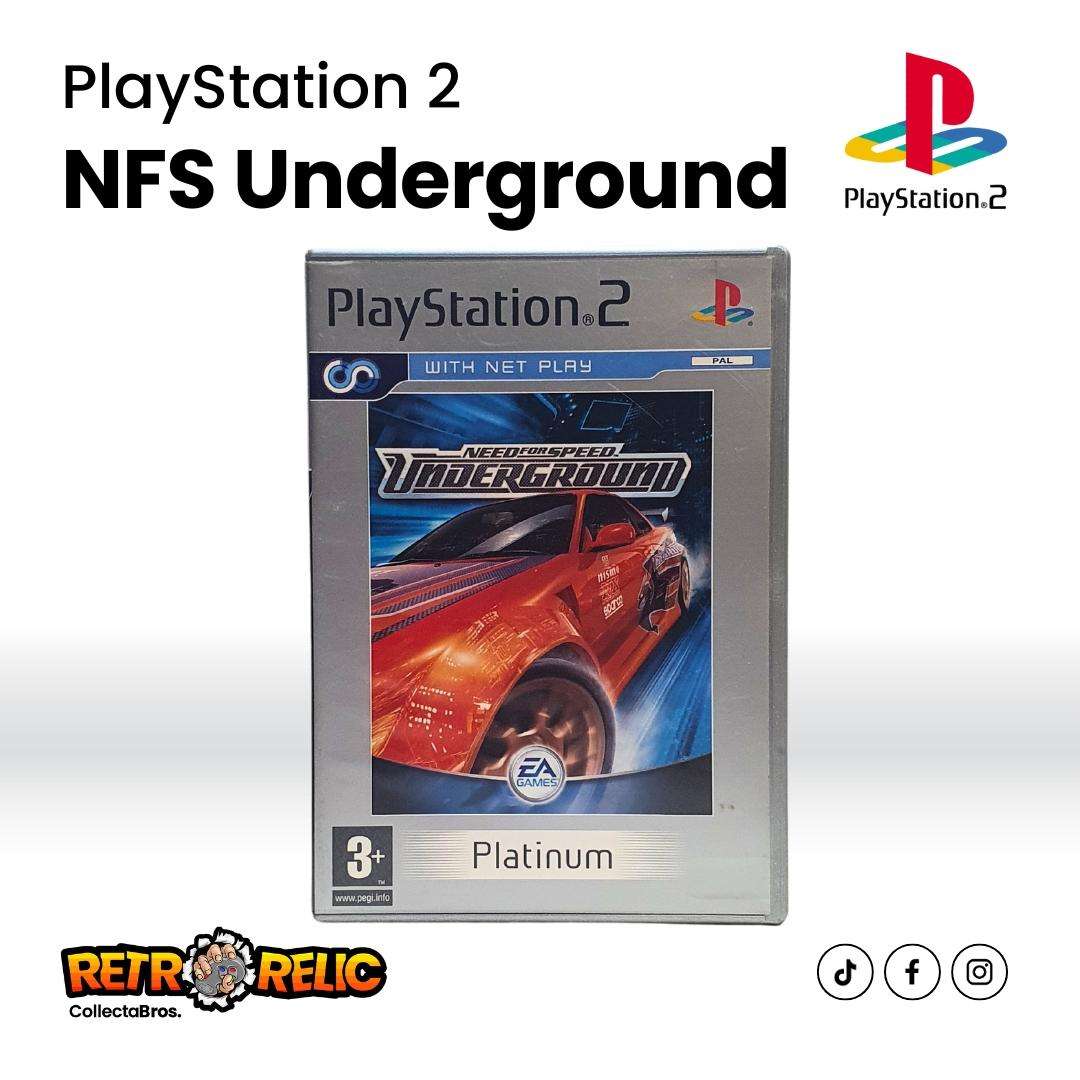 Need for Speed Underground Platinum (PS2) videogame - Pre-Owned