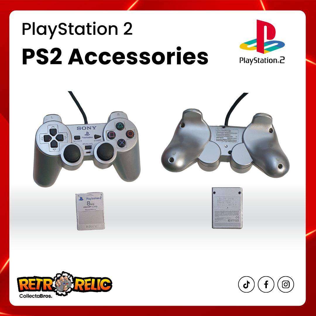 PlayStation Two (PS2) Silver Console Bundle!