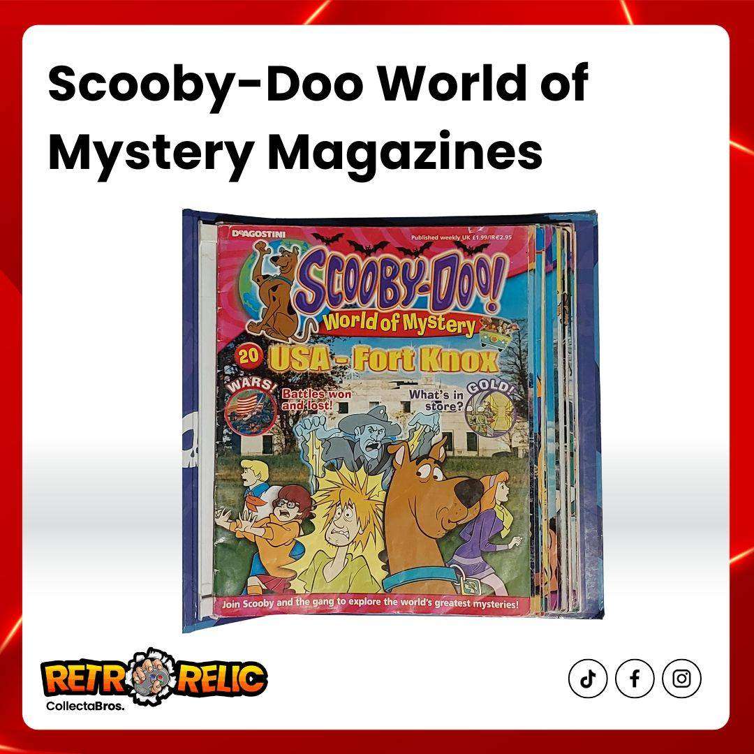 Scooby-Doo World of Mystery Magazines and Lever Arch File Bundle