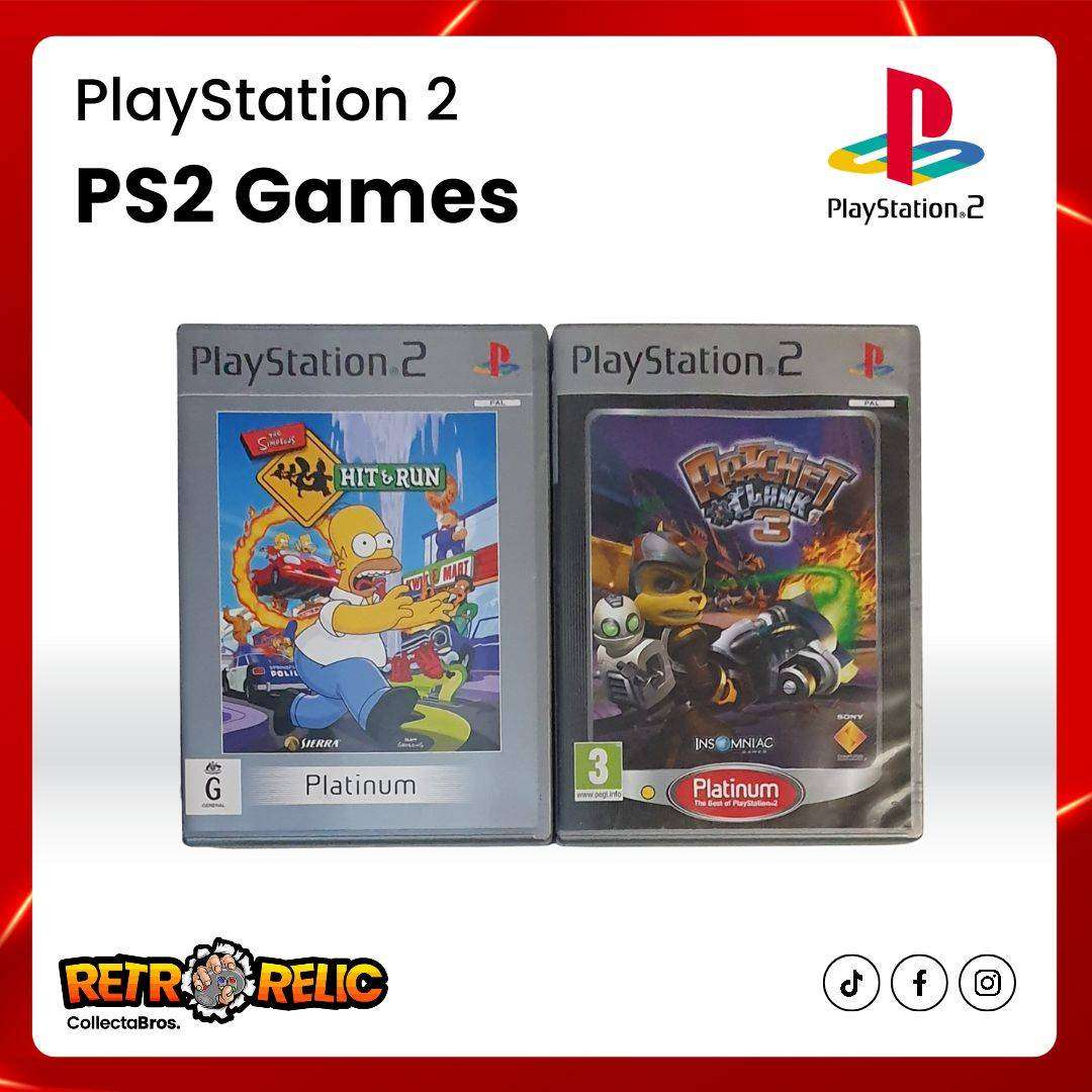 PlayStation Two (PS2) Silver Console Bundle!