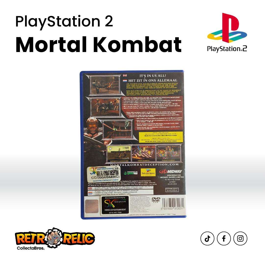 PlayStation Two (PS2) - Mortal Kombat Deception videogame
