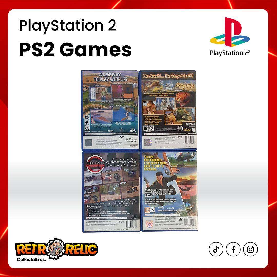 PlayStation Two (PS2) Silver Console Bundle!