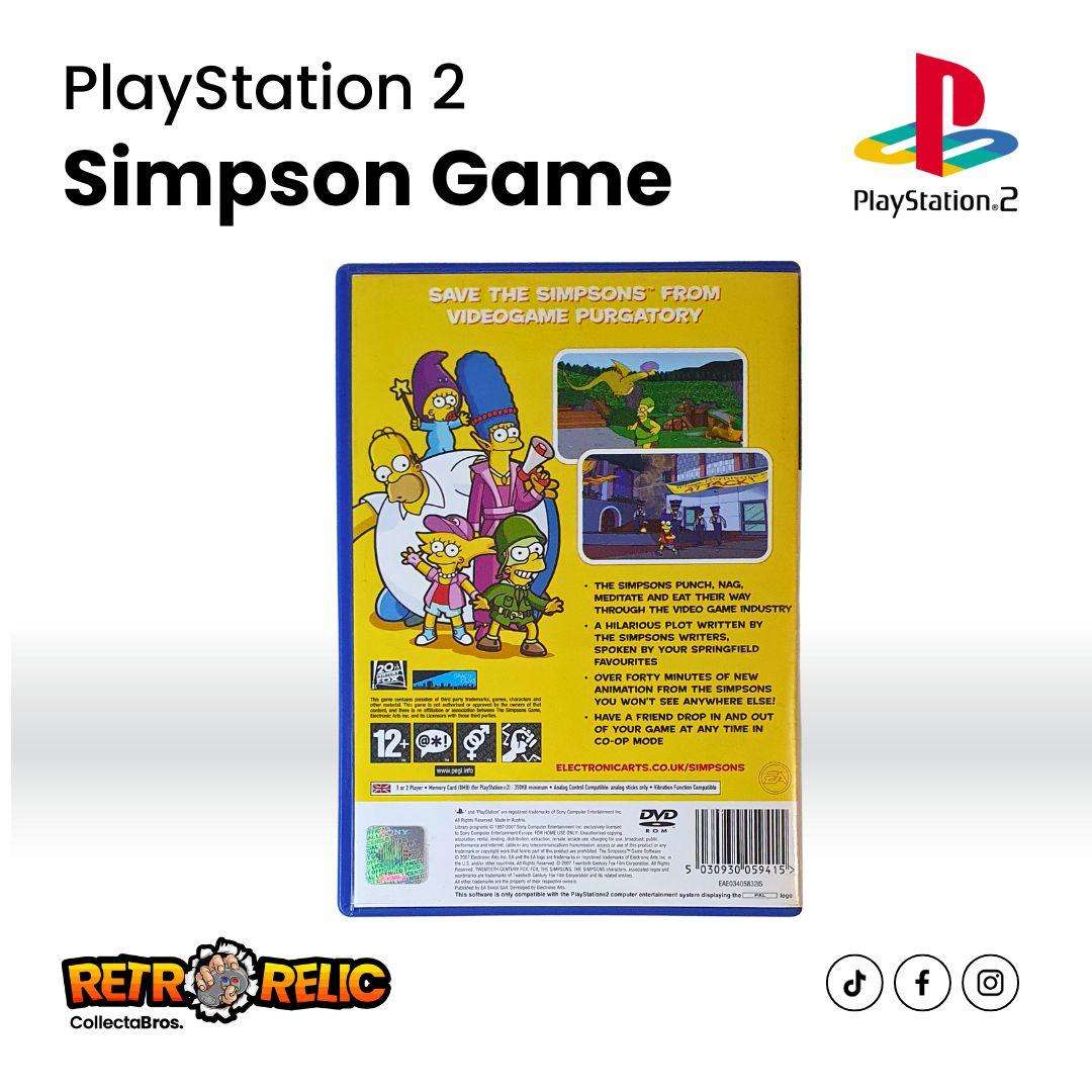 The Simpsons Game PS2) videogame