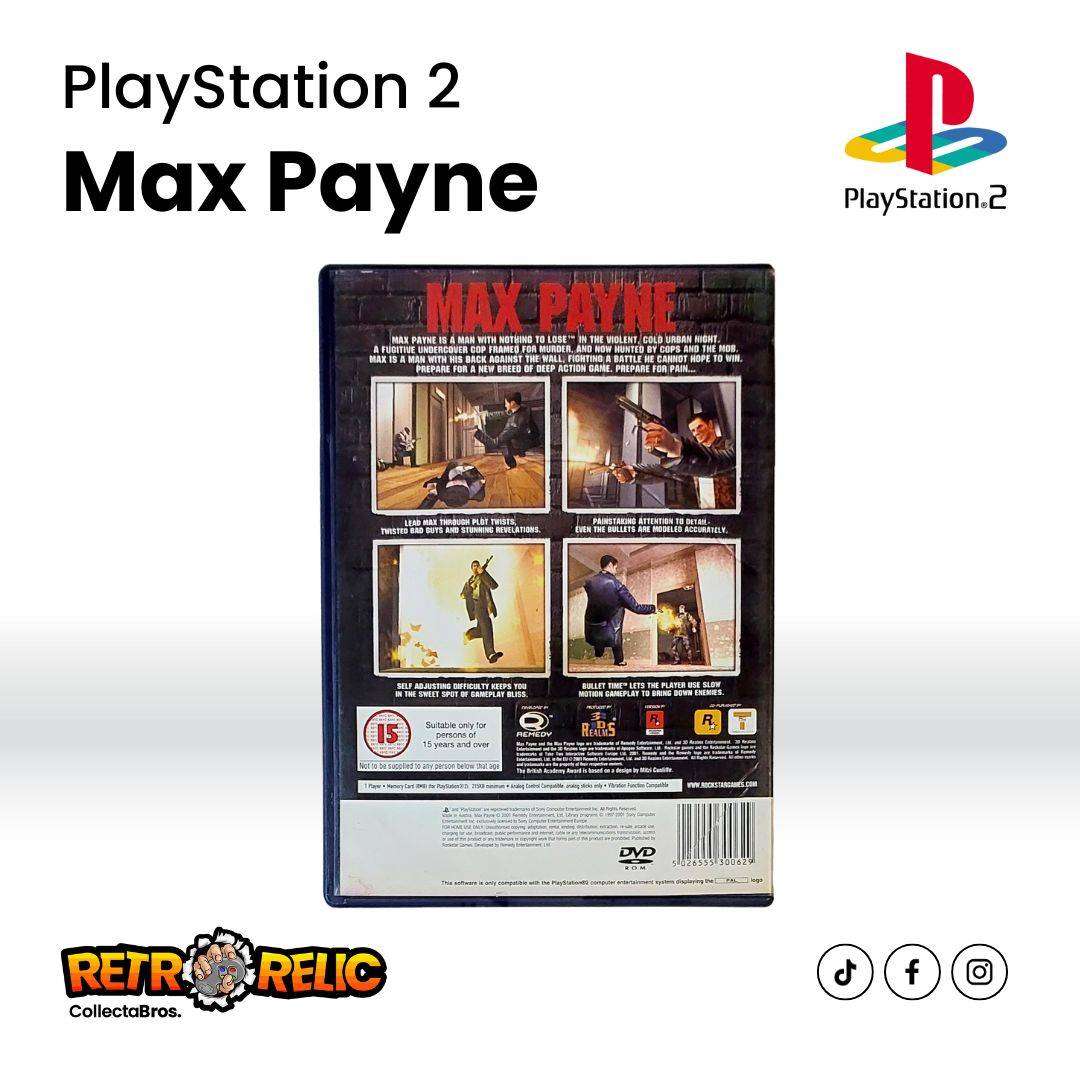 Max Payne Black Label (PS2) videogame