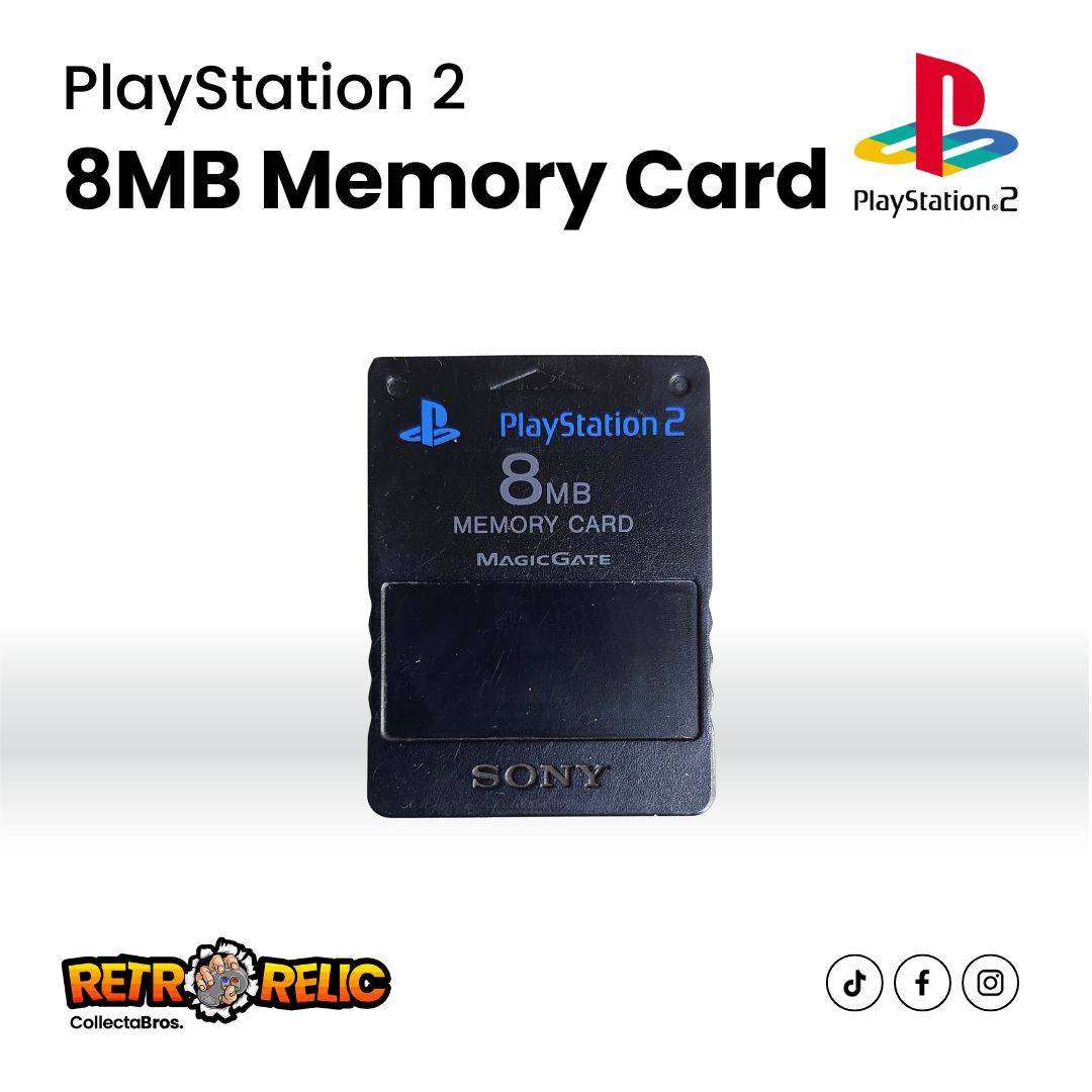Original 8MB PS2 Black Memory Card