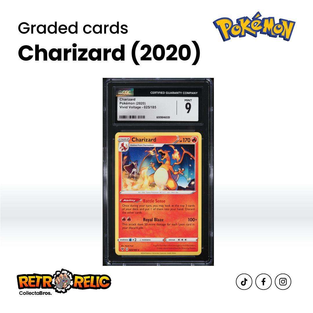 Sword & Shield Vivid Voltage Charizard #25 Pokémon Graded Card