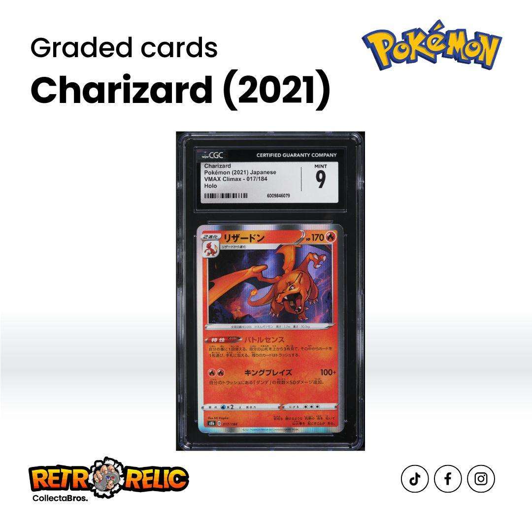 Japanese Sword & Shield VMAX Climax Holo Charizard #17 Pokémon Graded Card