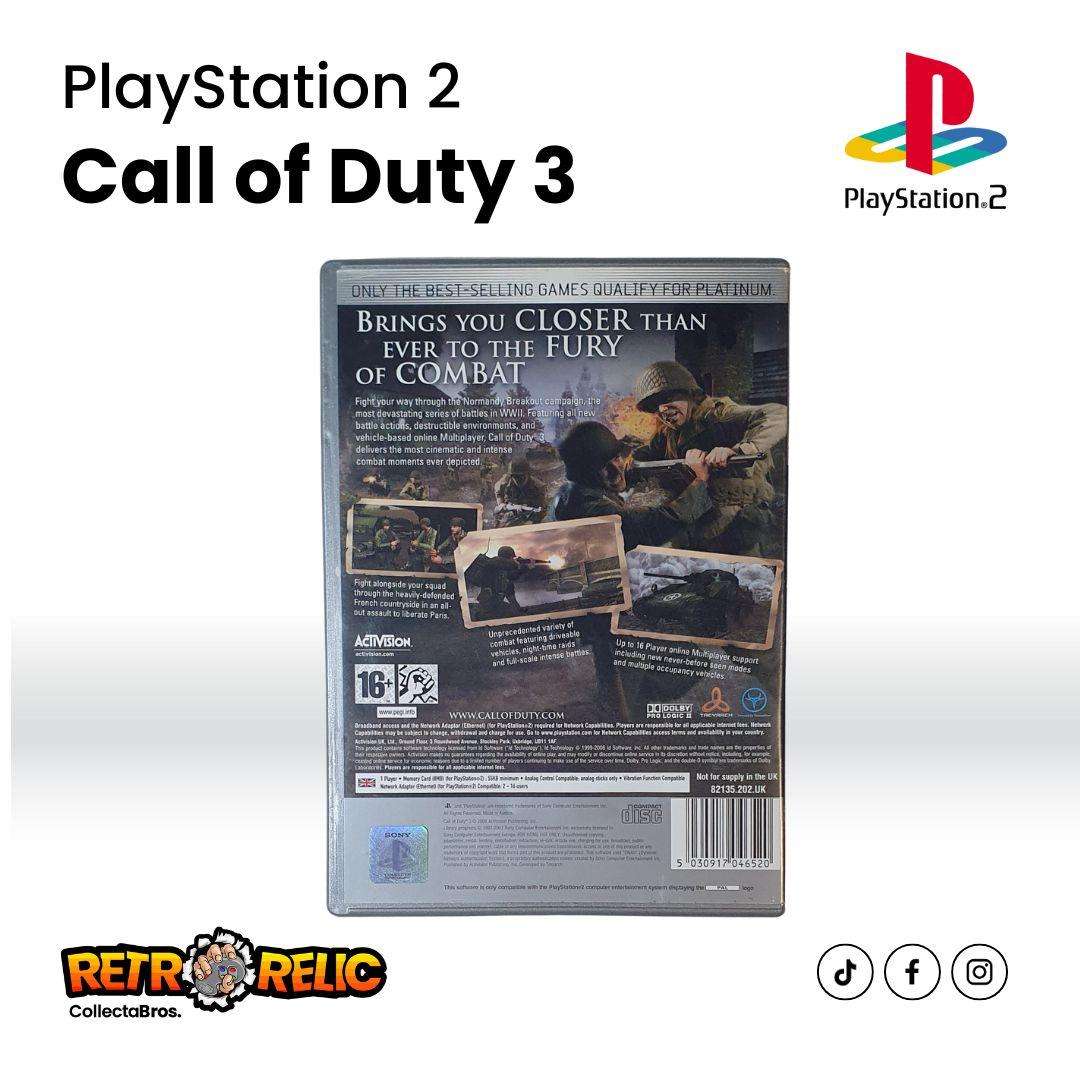 Call of Duty 3 Platinum PlayStation Two (PS2) videogame