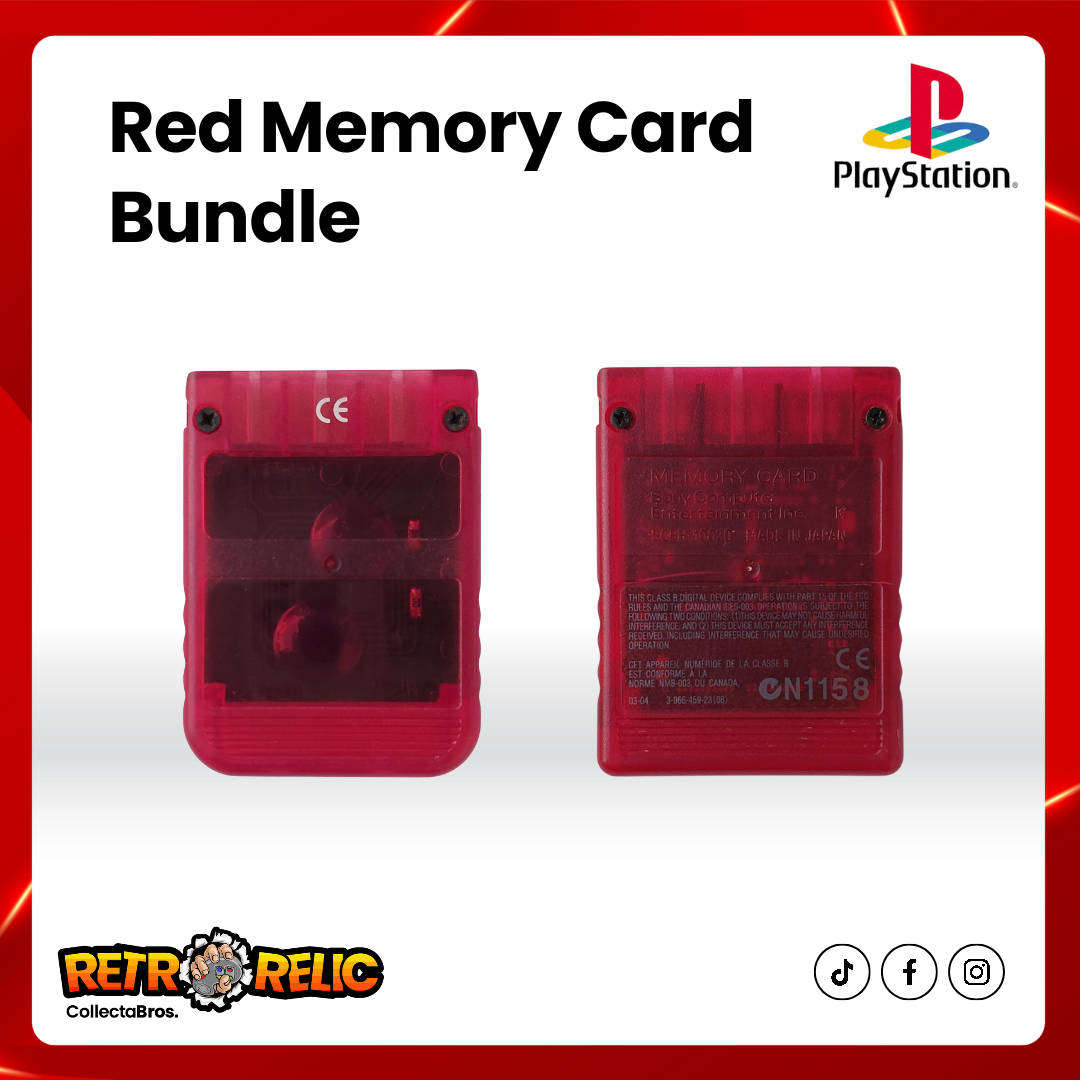 RARE PlayStation One & PlayStation 2 Memory Cards