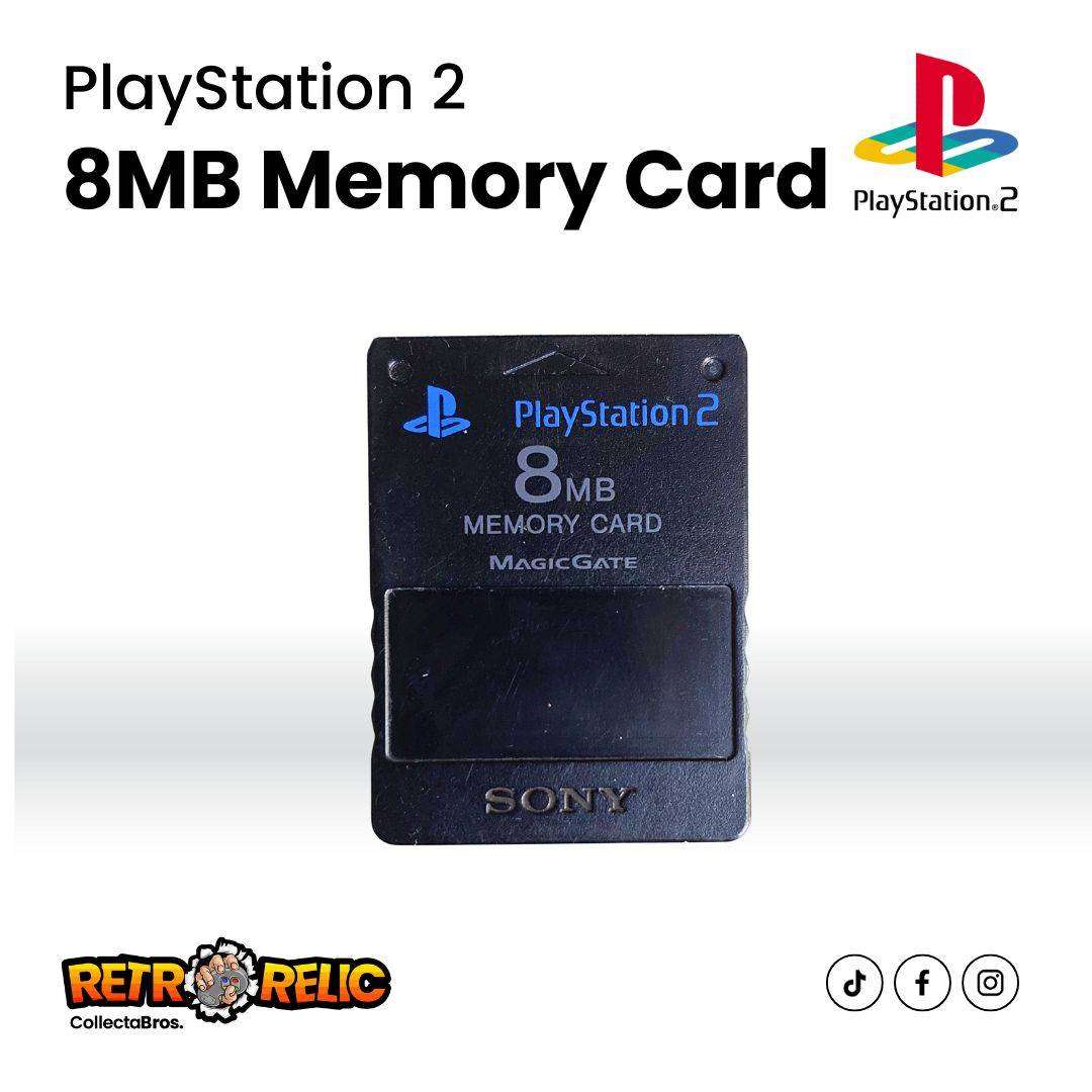 Original 8MB PS2 Black Memory Card