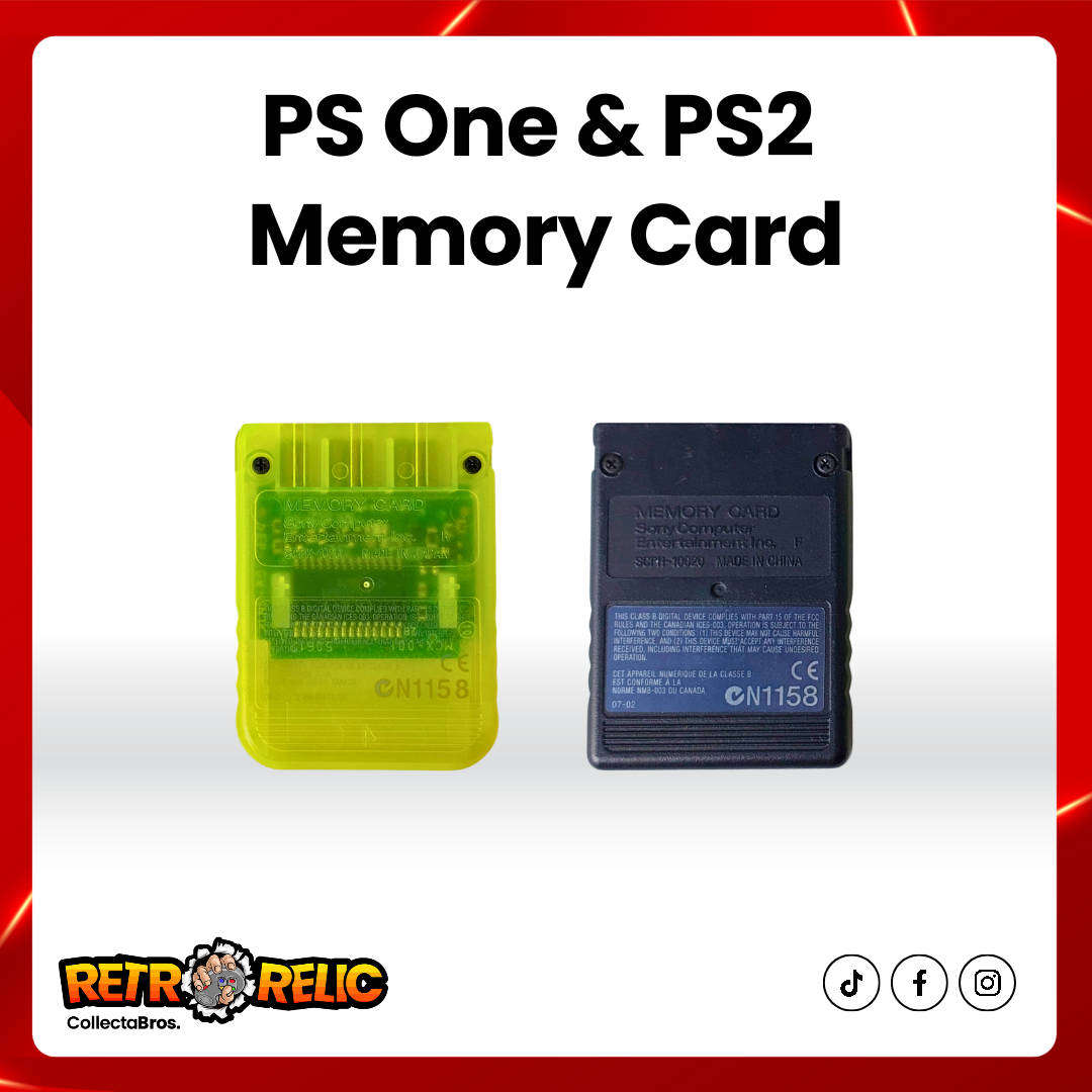 RARE PlayStation One & PlayStation 2 Original Memory Cards