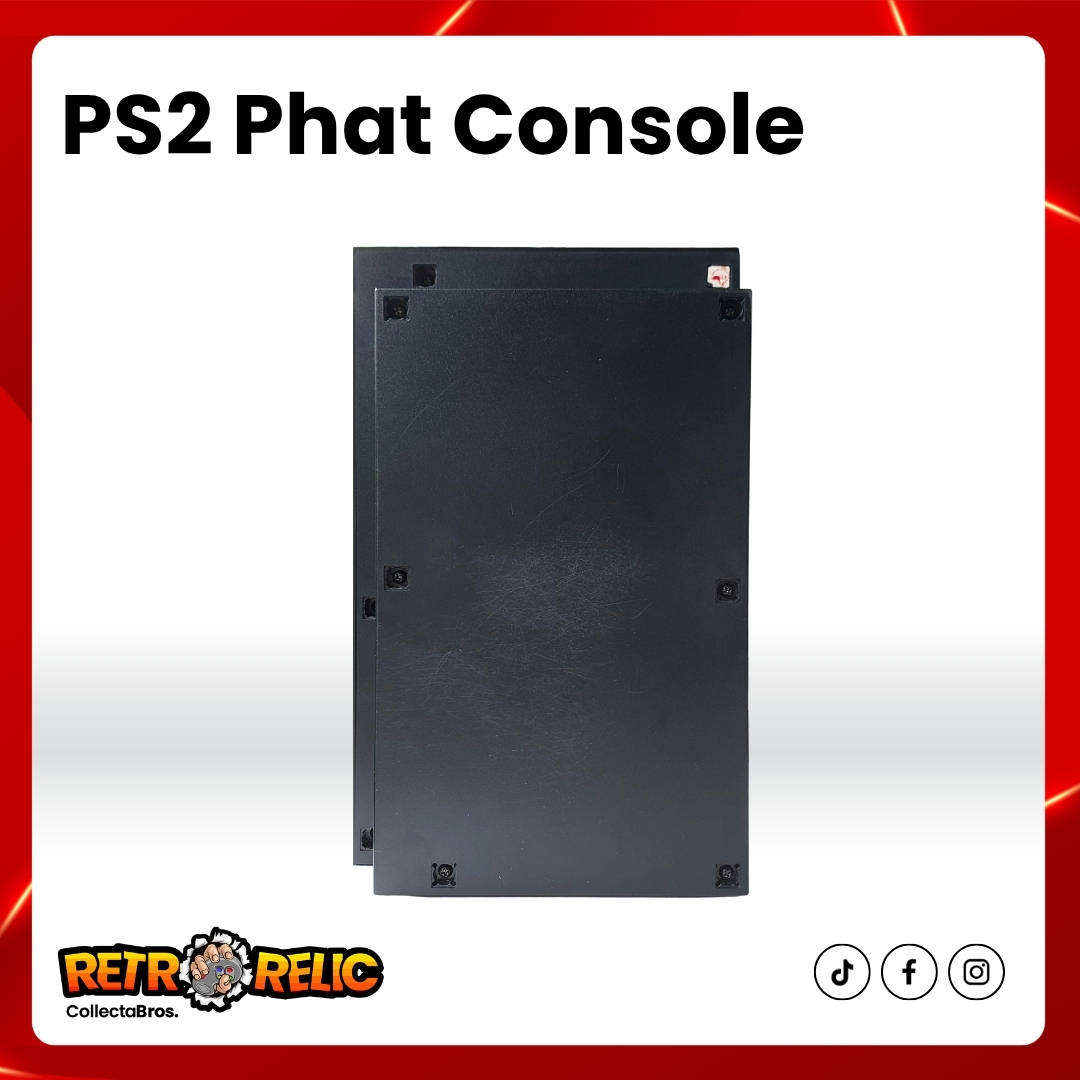 PlayStation Two (PS2) Black Phat Console - For Repair/Spares