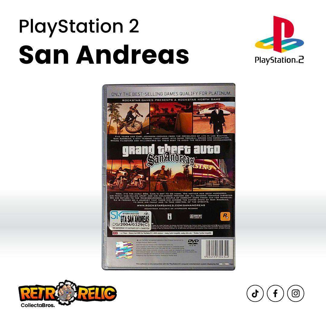 Grand Theft Auto San Andreas Platinum (PS2)