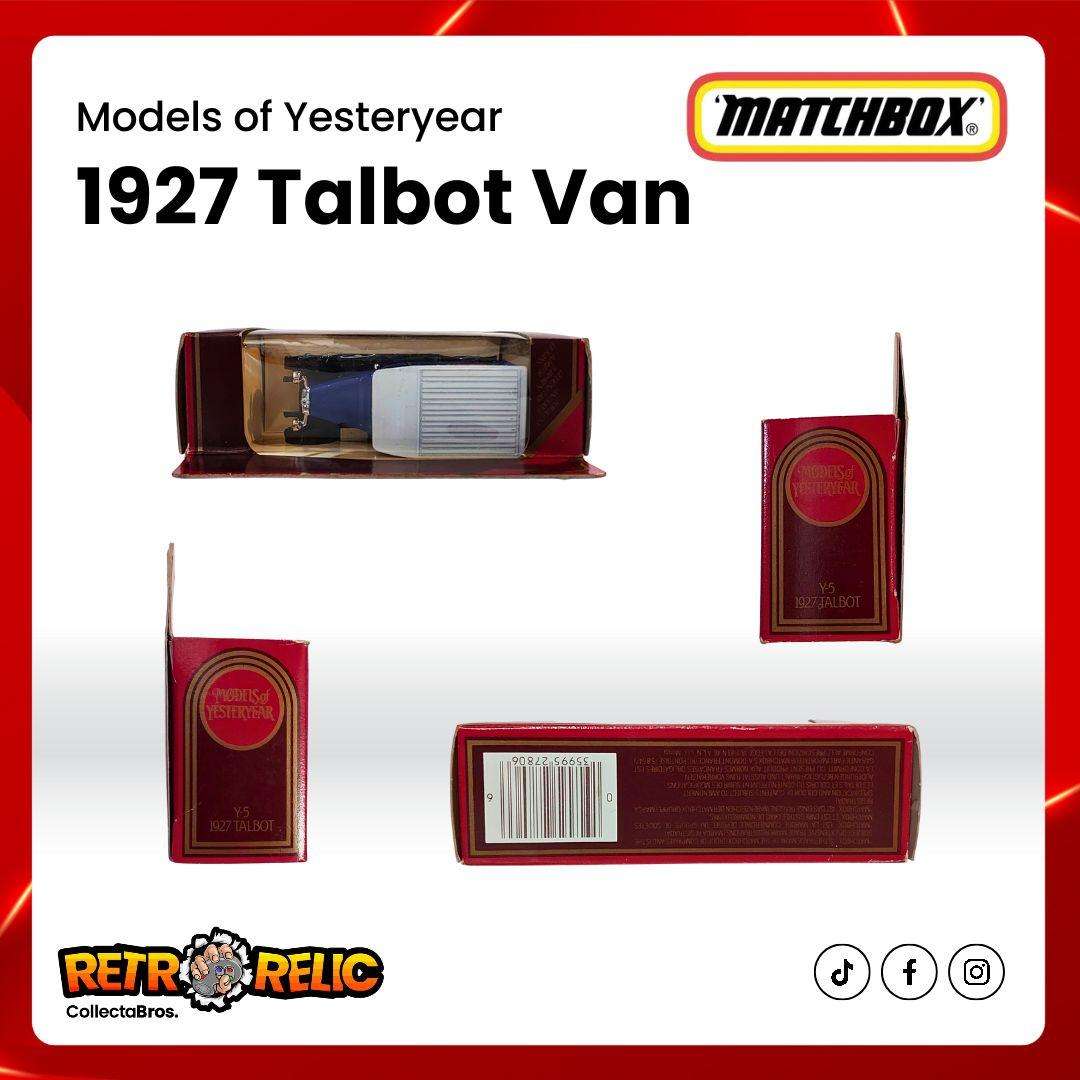 1927 Talbot Van - Matchbox Models of Yesteryear