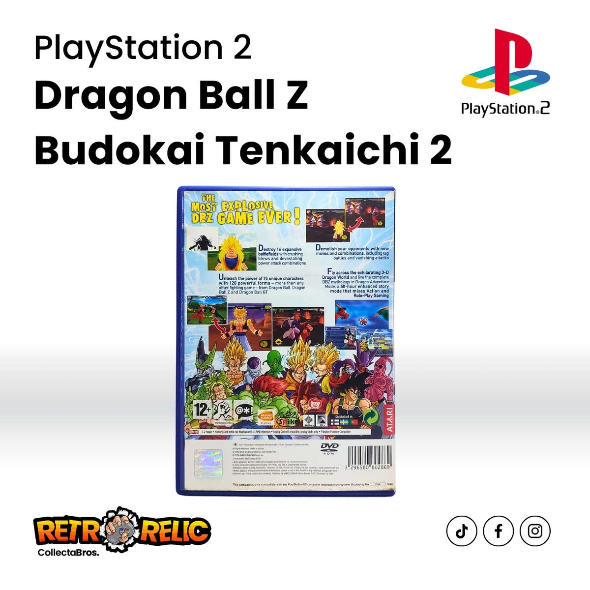 Dragon Ball Z Budokai Tenkaichi 2 (PS2) Video Game