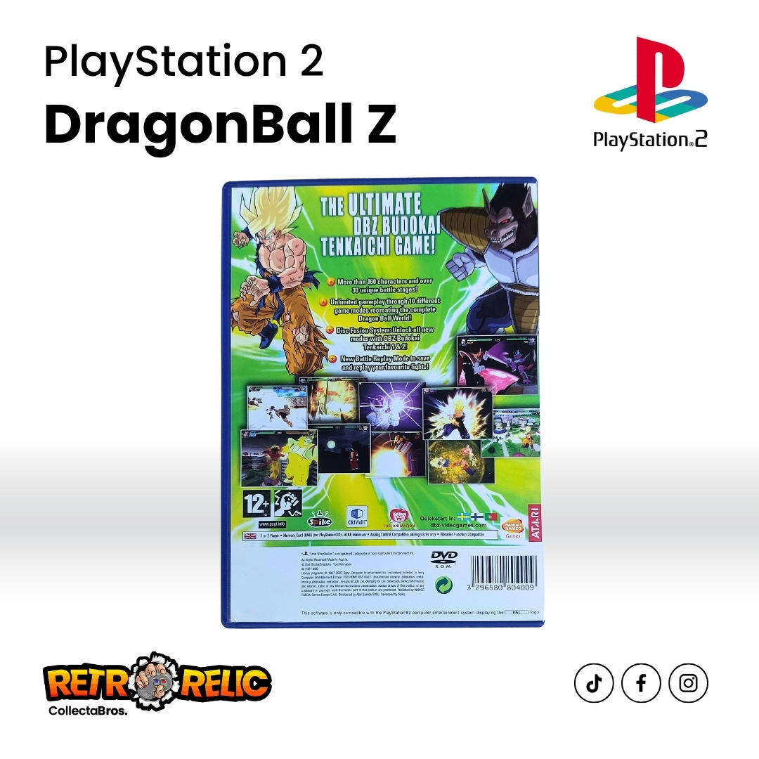 Dragon Ball Z Budokai Tenkaichi 3 (PS2) videogame