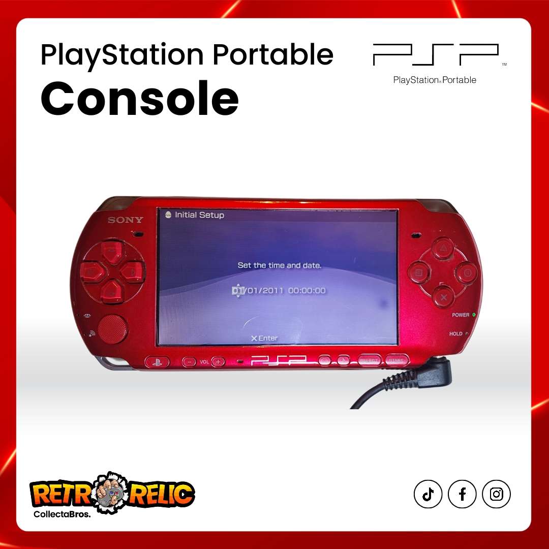 PlayStation Portable (PSP)  Radiant Red PSP 3004 Model Pre-Owned