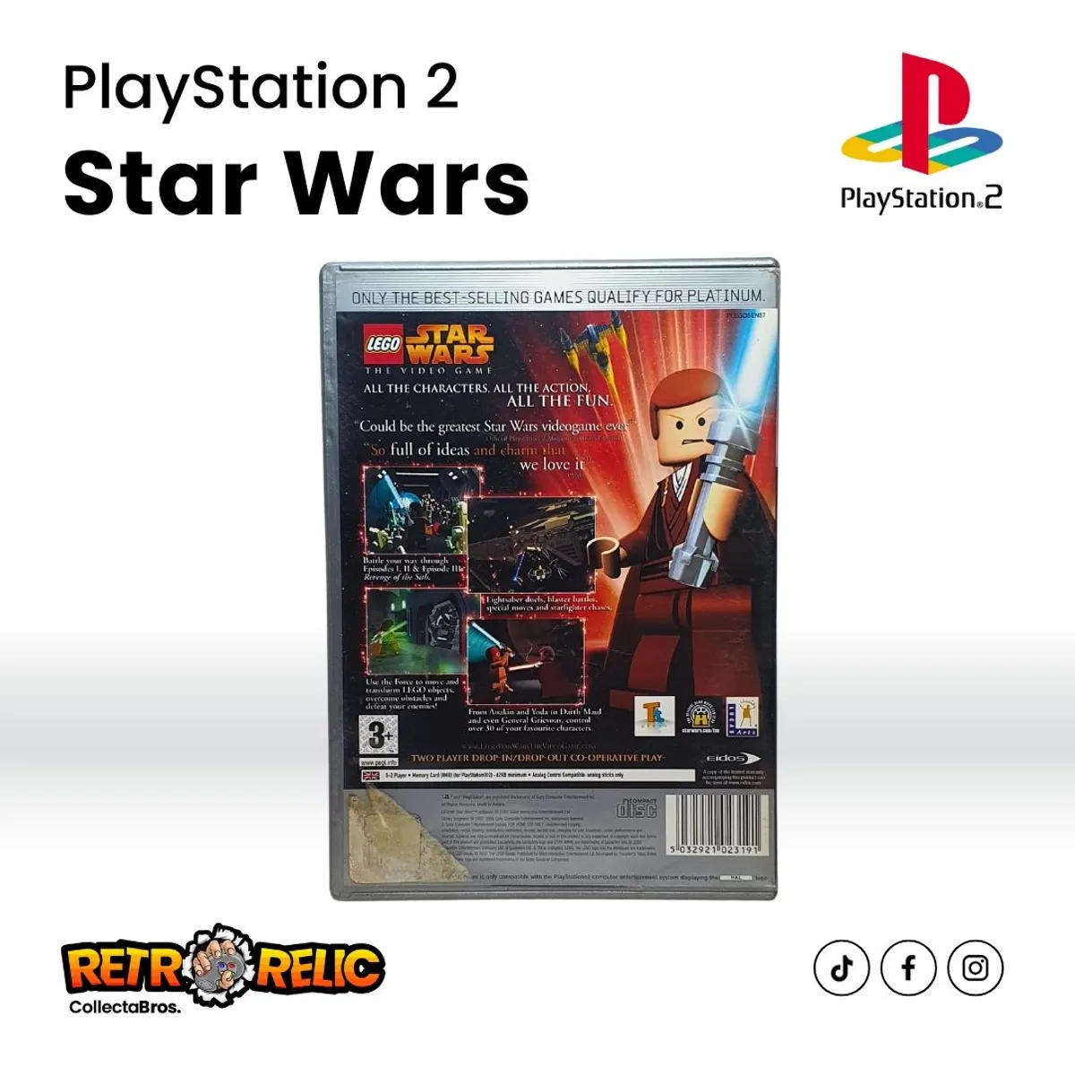 Star Wars Platinum (PS2) videogame