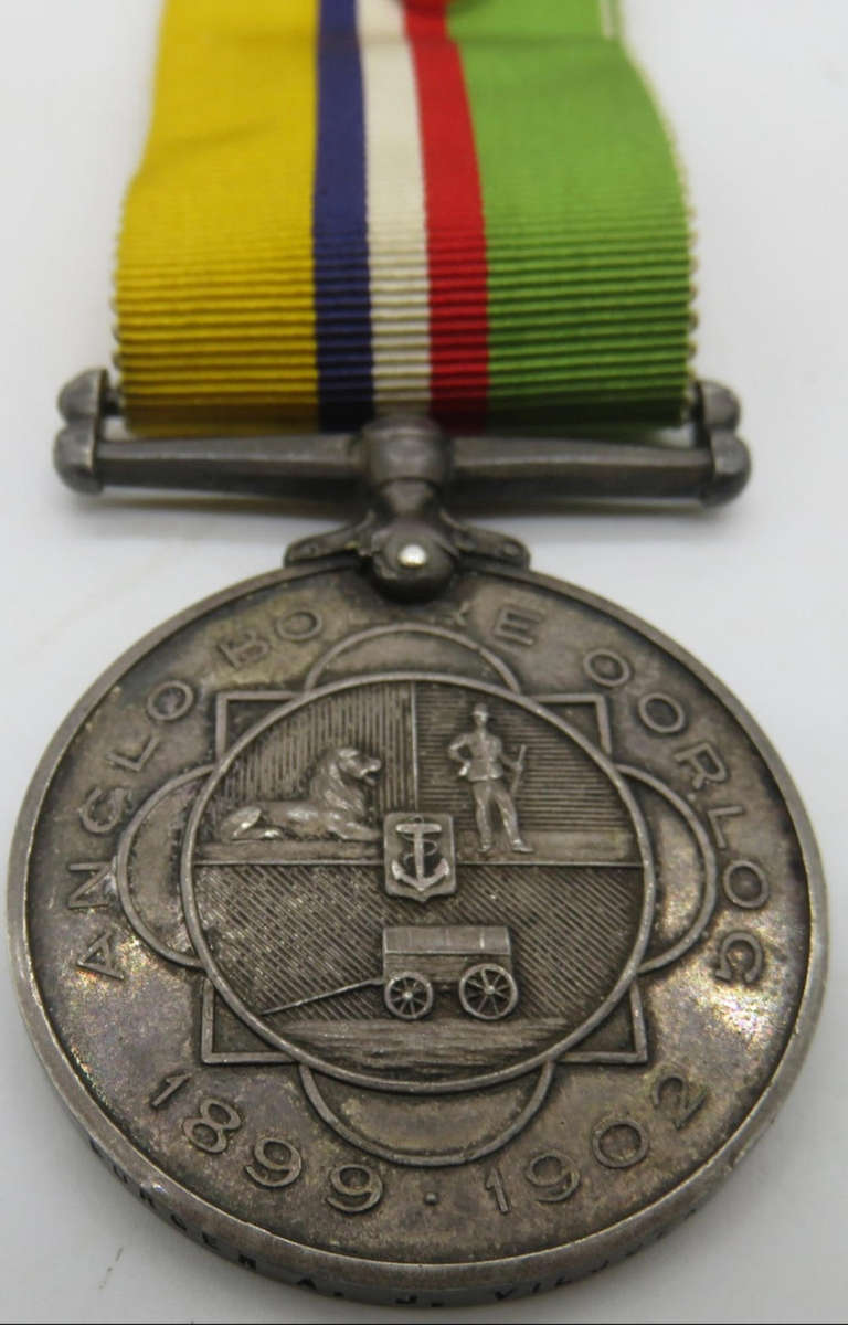 Anglo boer war medal 1899-1903 Named to Burger A.J Viljoen