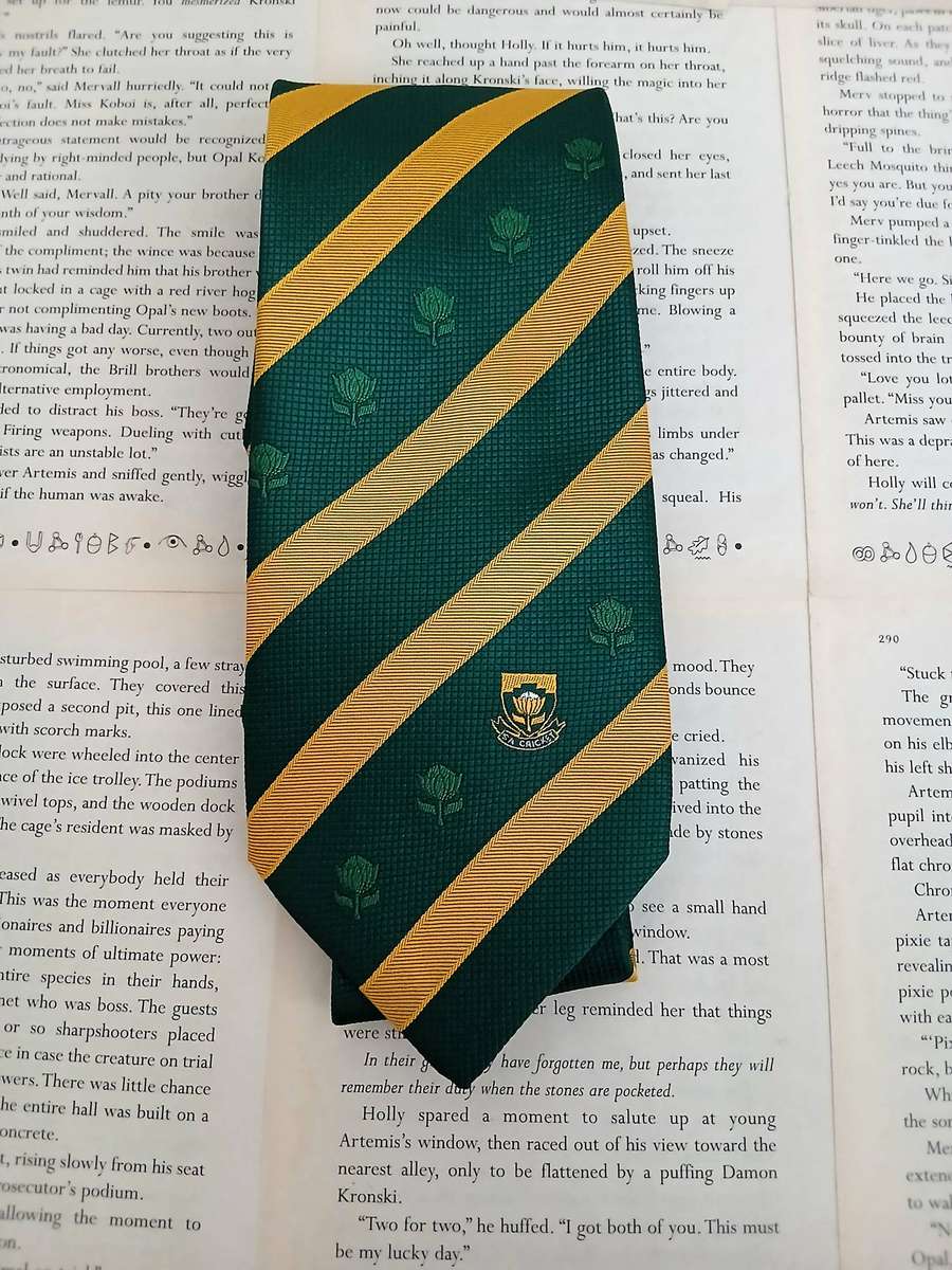 South African Cricket Tie