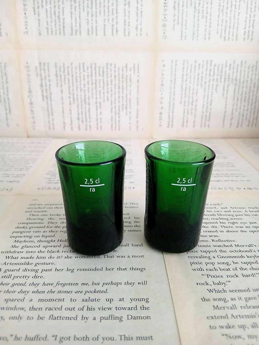 Jagermeifter Green Shot Glasses x 2 (2.5cl)