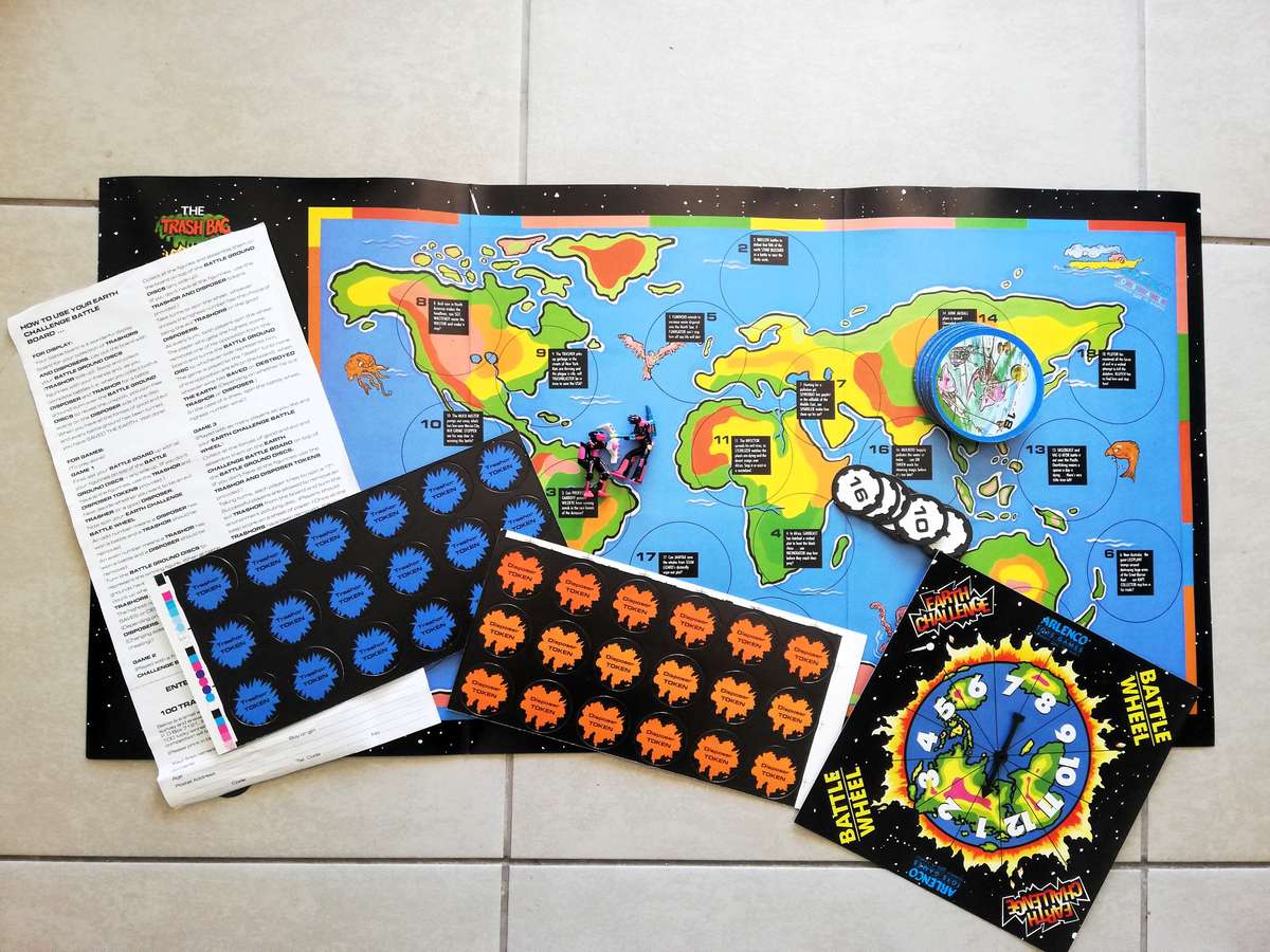 Vintage KTV - Arlenco Trash Bag Earth Challenge Board Game