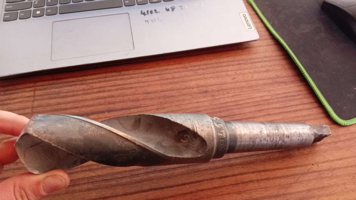 45mm drill morse taper - somta - used