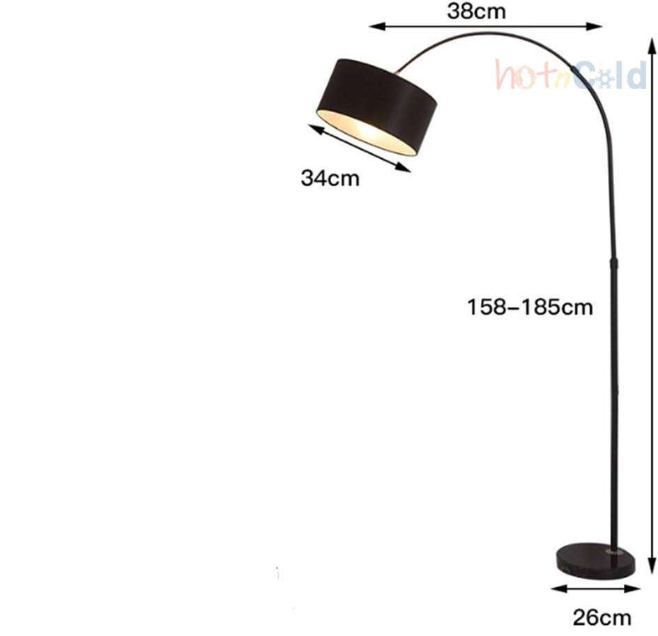 Arch Living Room Floor Lamp - Black