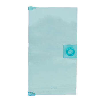 LEGO Door, Door 1 x 4 x 6 with Stud Handle ~ {Trans~ Light Blue}