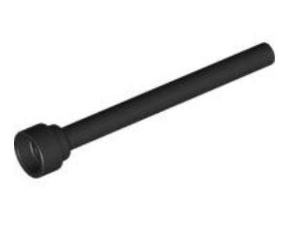 LEGO Parts Antenna 4H Flat Top ~ {Black}