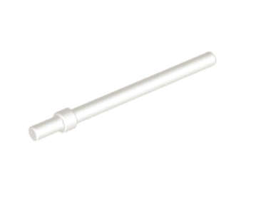 LEGO Parts  Bar 6L with Stop Ring ~ {White}