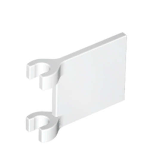 LEGO Parts Flag 2 x 2 Square ~{White}