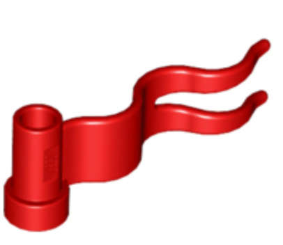 LEGO Parts Wave 4 x 1 Flag