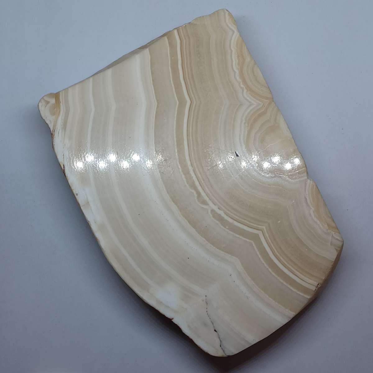 Onyxmarble polished slab ( 15cm x 10.5cm x 3.5cm)