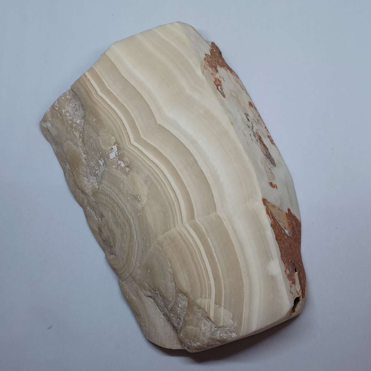 Onyxmarble polished slab ( 15cm x 10.5cm x 3.5cm)