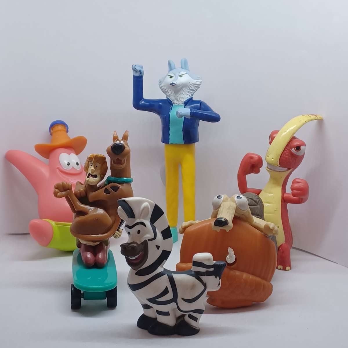 Collection of various toys