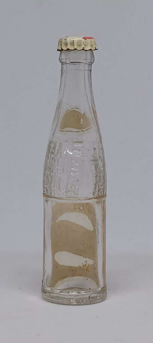 Vintage Pepsi Cola Miniature Glass Bottle with lid (8cm)