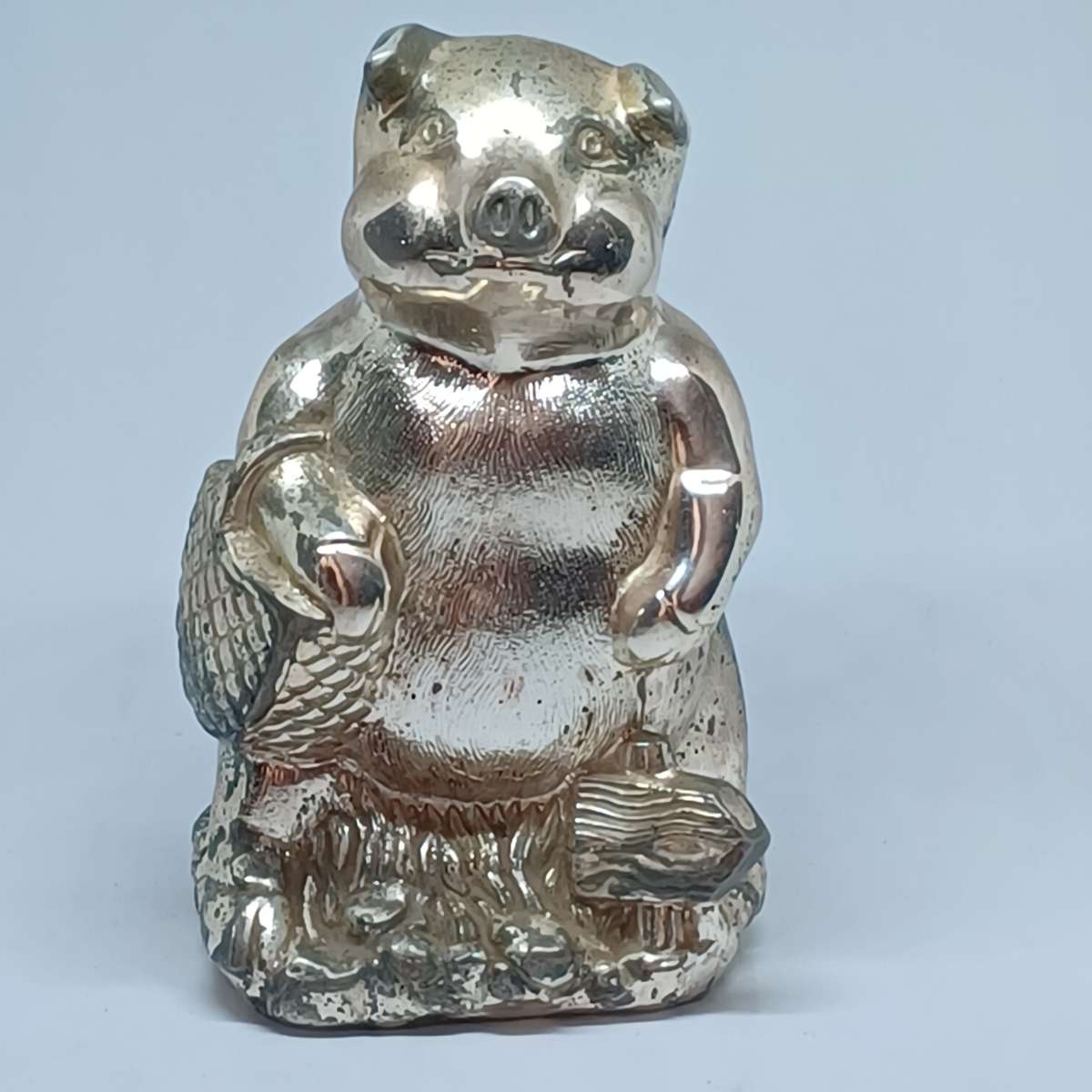 Vintage Leanord Cast Iron Piggy Bank ( 13.5cm)