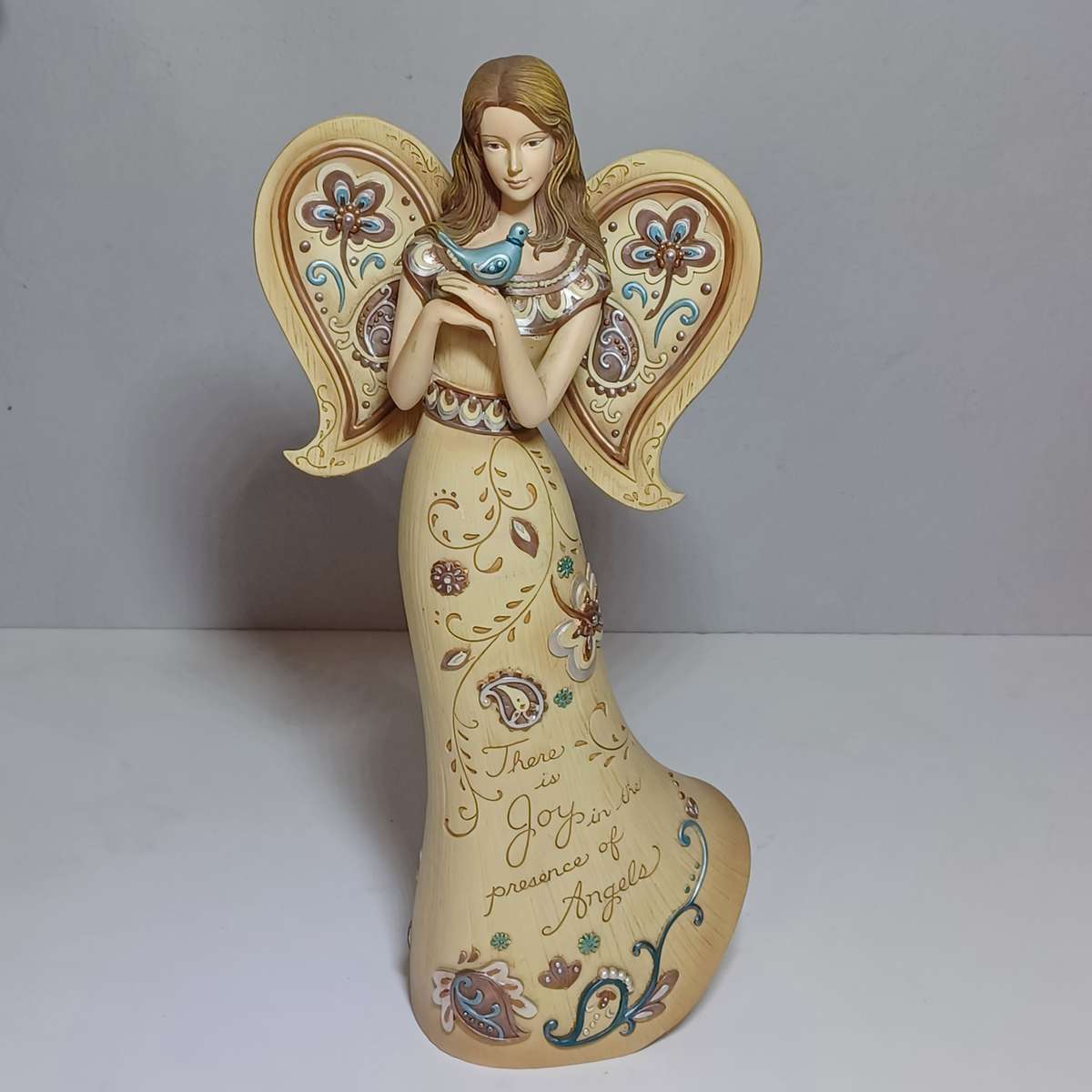 Perfectly Paisley Joy Angel Figurine by Pavilion /Resin / (30cm)