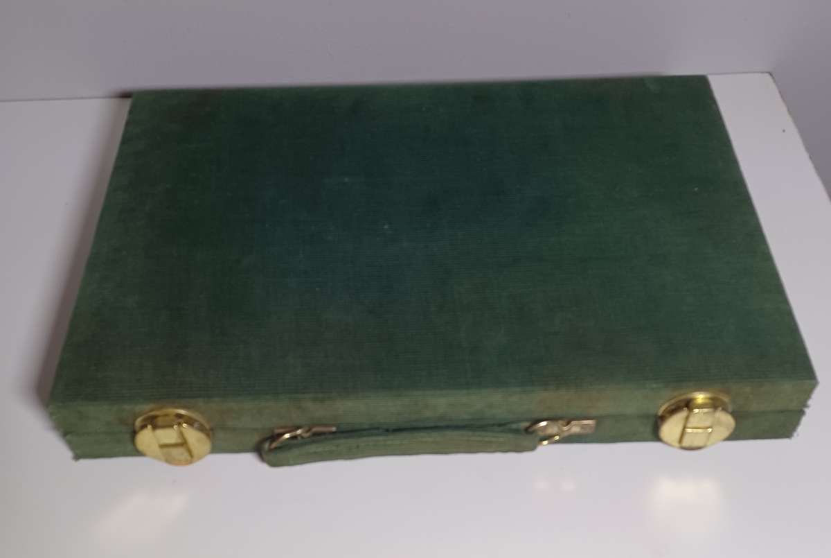 Vintage Corduroy  Backgammon Set (38cm x 25cm)