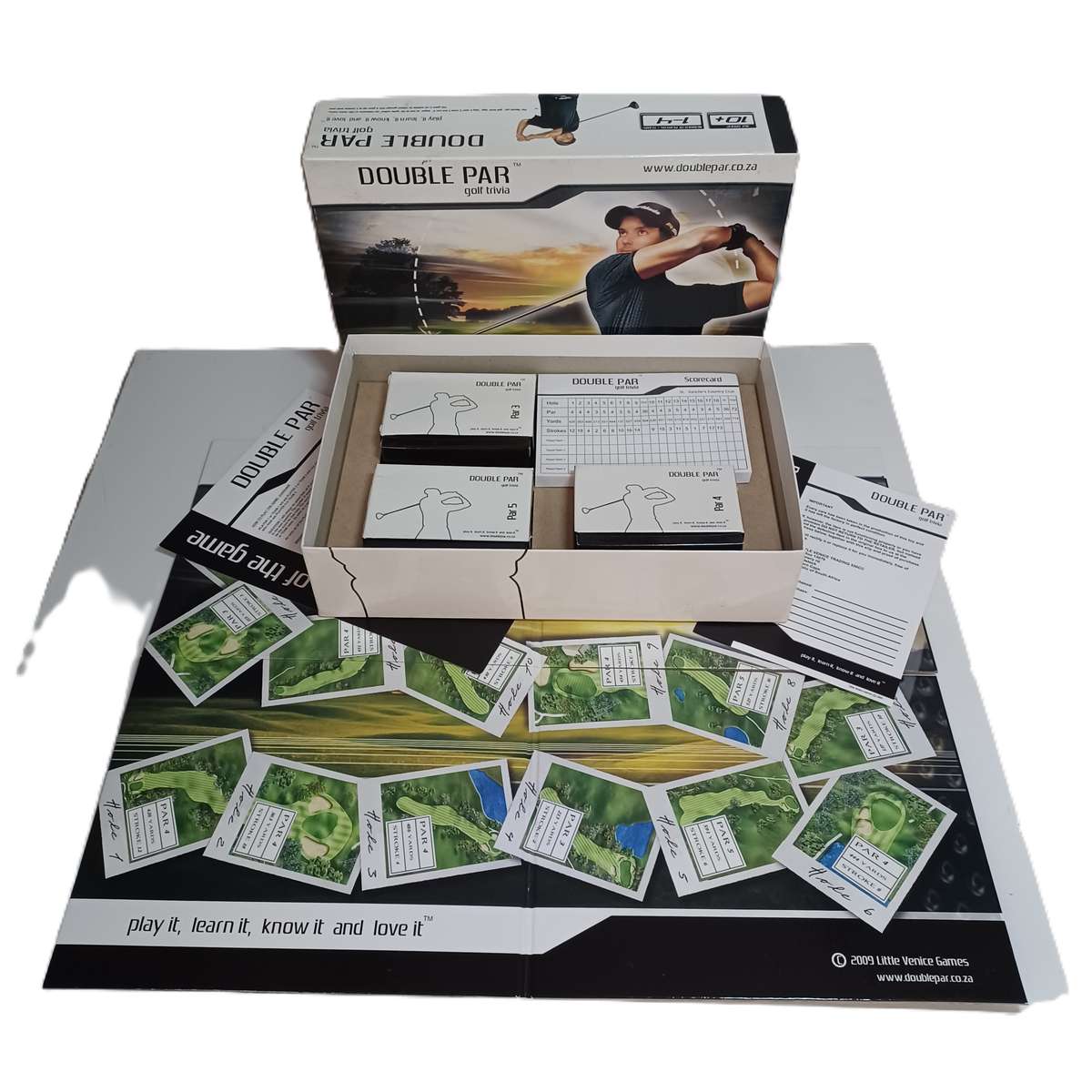 Double Par Golf Trivia Board Game