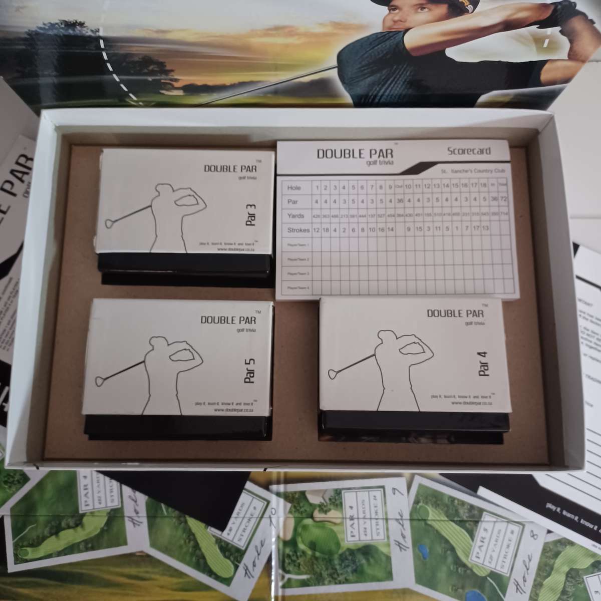 Double Par Golf Trivia Board Game