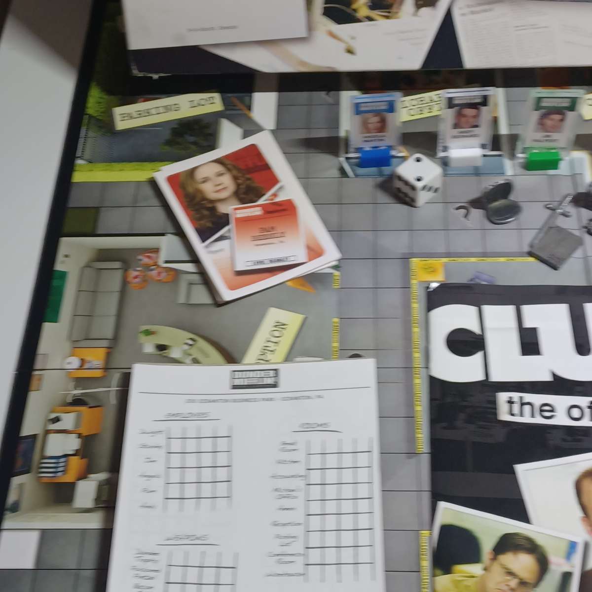 Hasbro Clue The Office Edition Dunder Mifflin board game // please read description