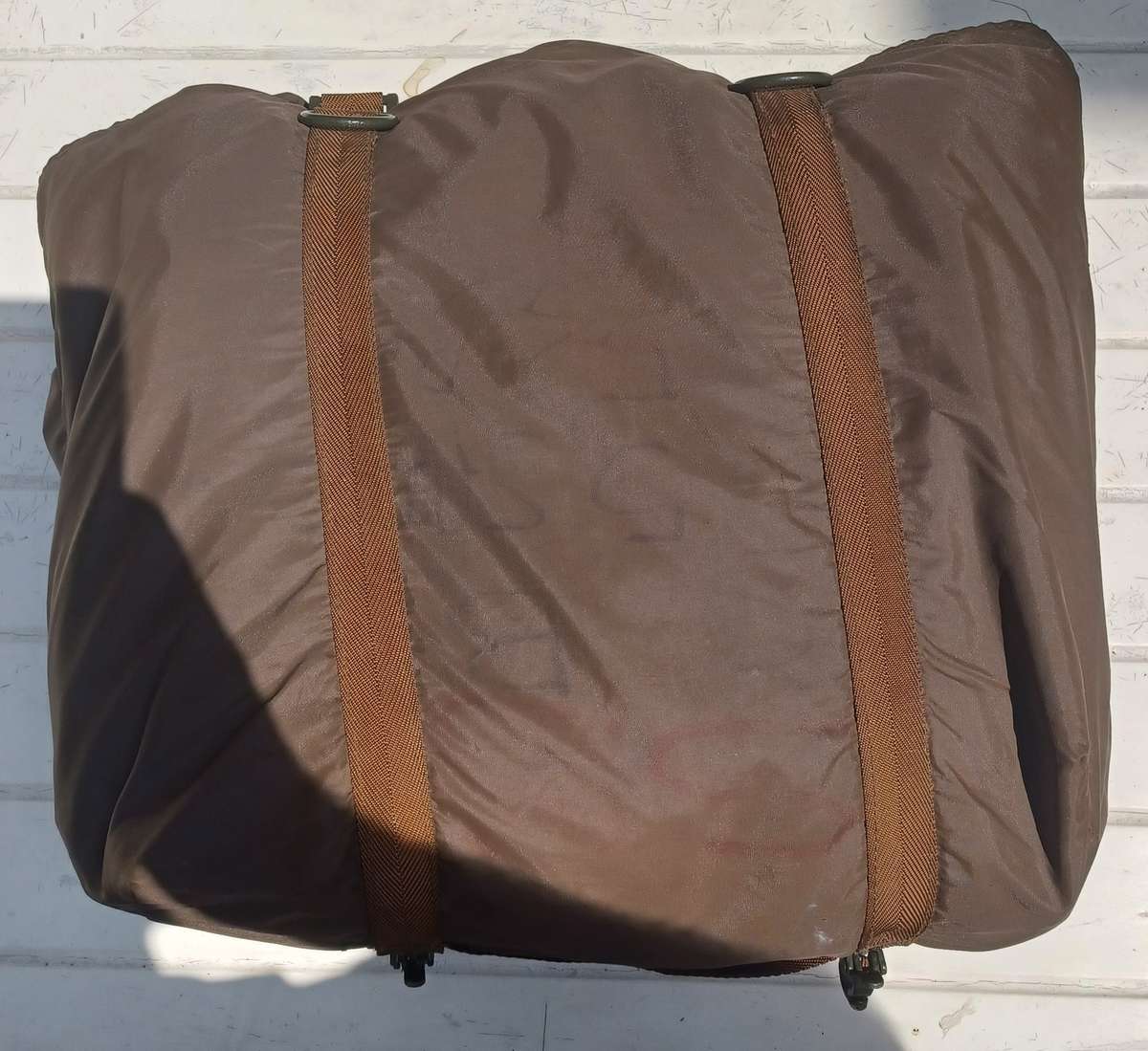 1972 SADF military sleeping bag with hood and carry bag